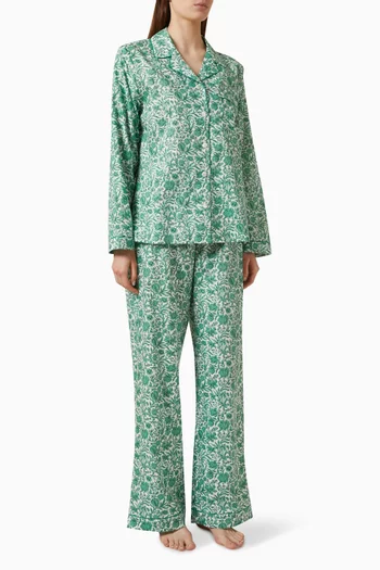 Sambourne Long Relaxed Pyjama Set in Tana Lawn™ Cotton