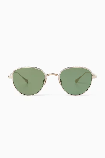 Wells J Sunglasses in Titanium