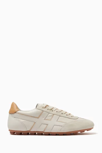 Olympia Sneakers in Nappa Leather & Suede