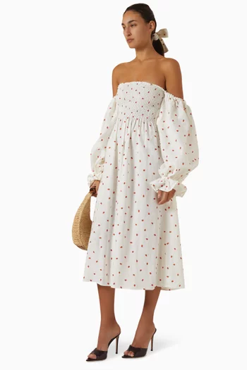 Atlanta Midi Dress in Linen