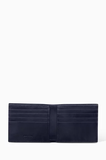 Woven Wallet in Leather