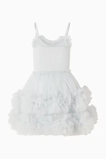 Junior Girl Coastal Glow Tutu Dress in Tulle