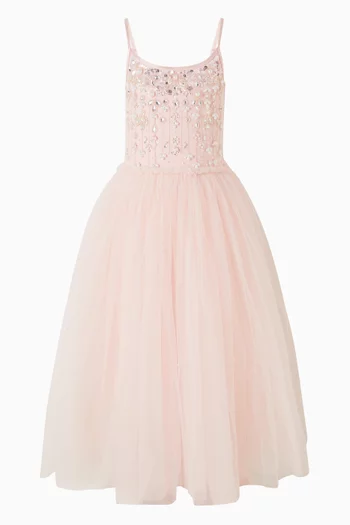 Junior Girl Shimmering Shore Tutu Dress in Tulle