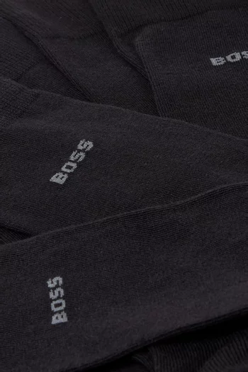 Logo Socks in Cotton-blend, Set of 5