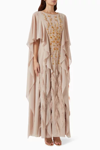 Embellished Cape Kaftan