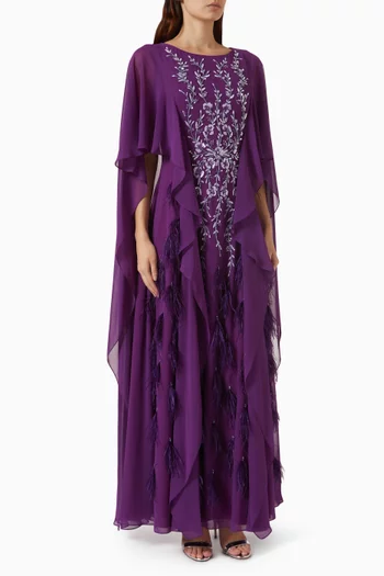 Embellished Cape Kaftan