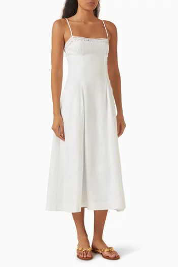 Pomona Dress in Linen
