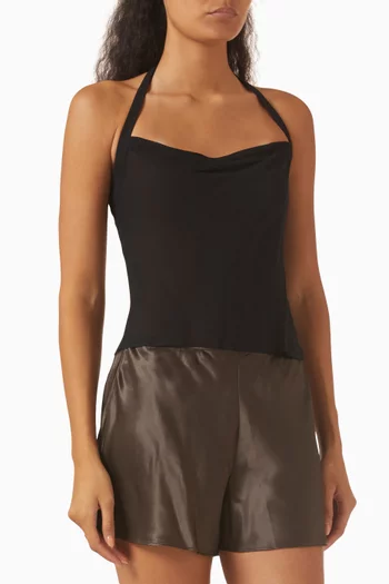 Hastings Halterneck Top in Viscose