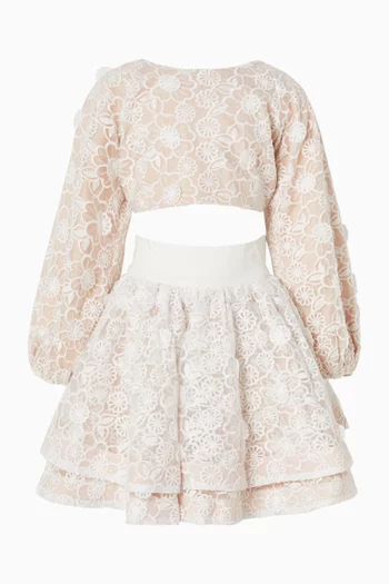 Celestial Top & In Bloom Skirt Set
