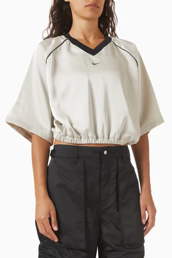 Sportswear Top in Satin