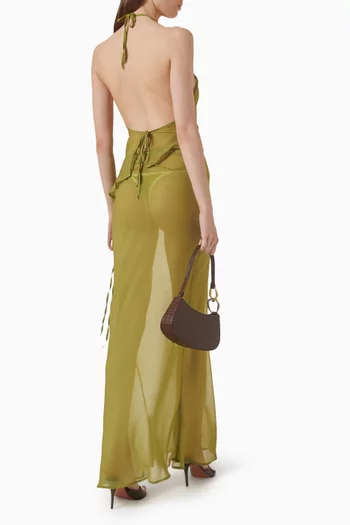Serena Sheer Top & Skirt Set