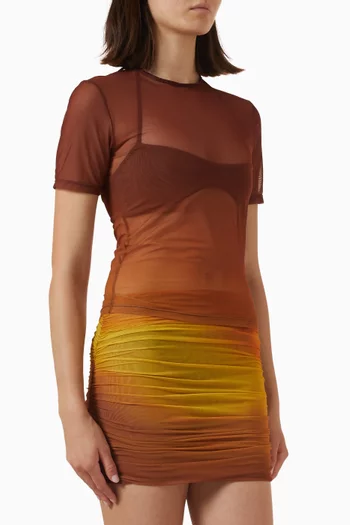 Dafne Top & Mini Skirt Set