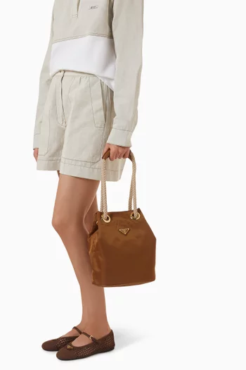 Mariner Small Bucket Bag in Re-Nylon