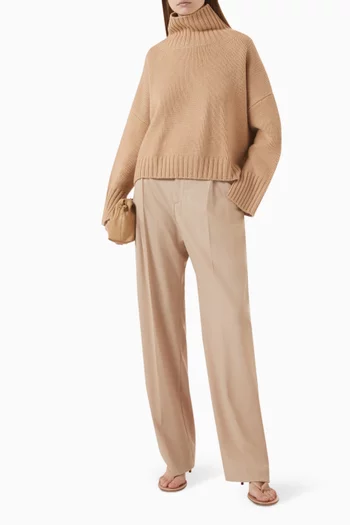 Girlfriend Turtleneck Sweater in Cashmere