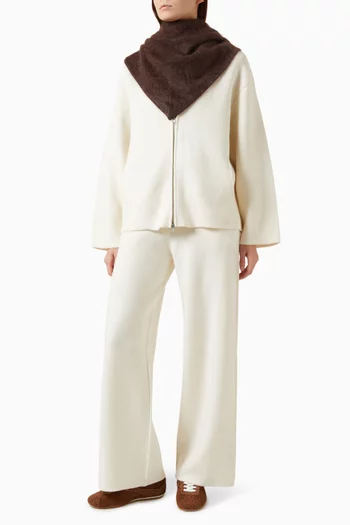 Double-knit Cardigan in Wool & Cashmere