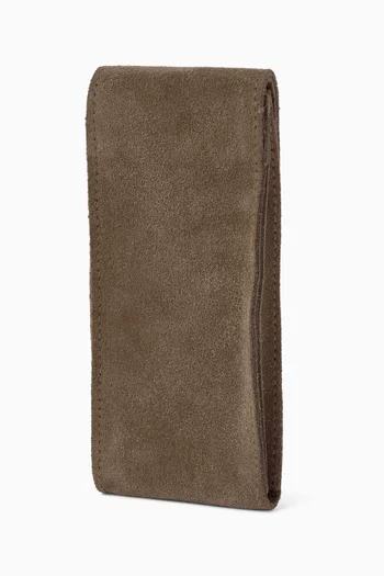 Watch Pouch in Suede