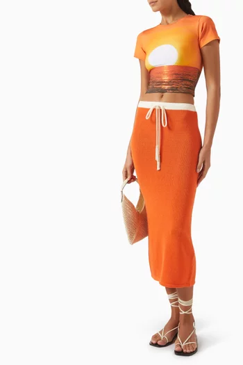 Sunset Crop T-shirt