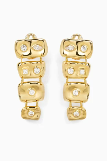 B.O Mini Auris Clip-on Earrings in 24kt Gold-plated Copper