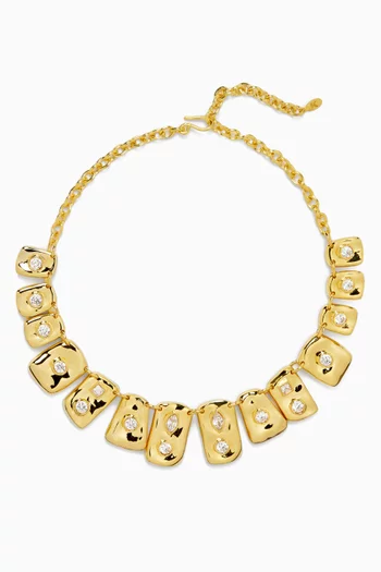 Auris Necklace in 24kt Gold-plated Copper