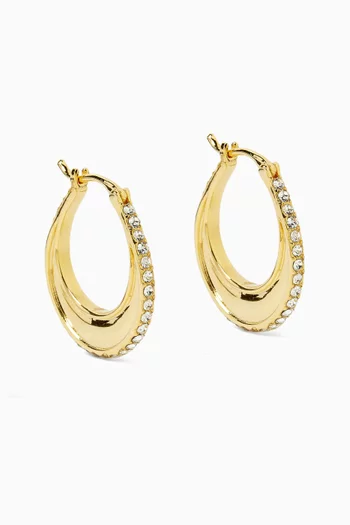 B.O Lume Earrings in 24kt Gold-plated Copper