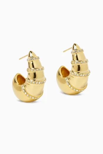 B.O Inora Earrings in 24kt Gold-plated Copper