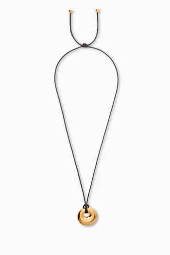 Choker Necklace in 24kt Gold-plated Metal
