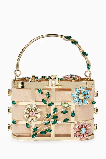 Tiny Pocket Top-handle Bag in Satin