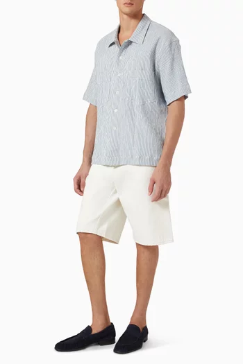 Twist-seam Shorts in Denim
