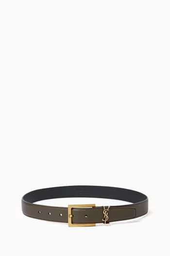 Cassandre Belt in Grained Leather