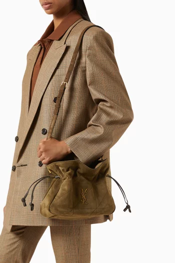 Jamie Shoulder Pouch in Suede