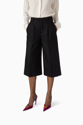 Cosmo Mules in Satin Crepe