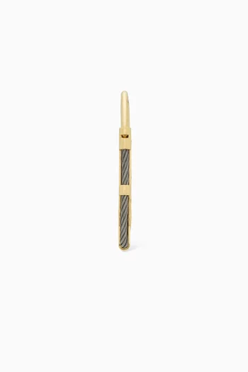 Cassandre Cable Key Ring in Metal