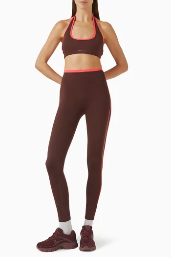 Radar Halter Sports Bra in Active Lite