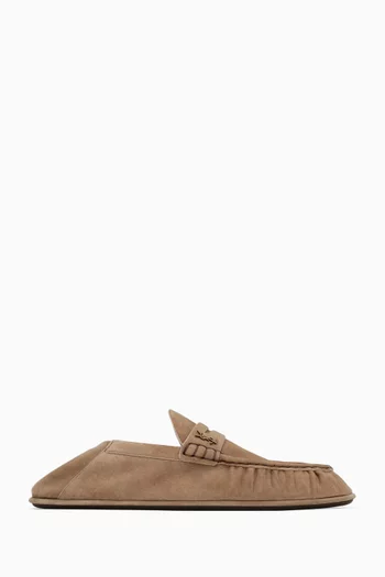 Le Loafer Foldable Loafers in Suede