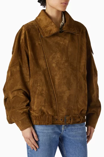 Cassandre Reversible Jacket in Brushed Cotton Canvas