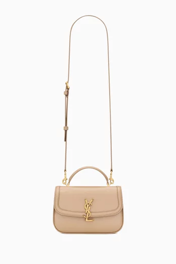 Mini Solferino Top Handle Bag in Box SAINT LAURENT Leather