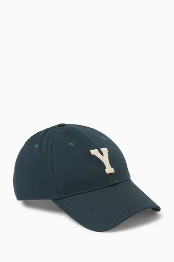Y Varsity Cap in Gabardine