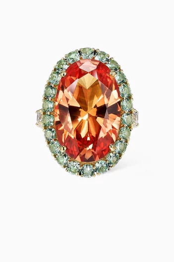 Autumn Candy Crush Ring in 18kt Gold Vermeil
