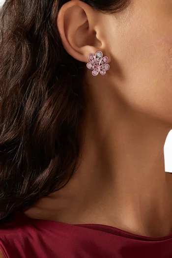 Chanterelle Stud Earrings in 18kt Gold Vermeil