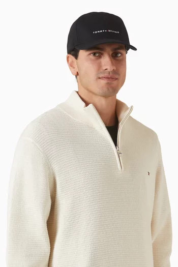 Logo Baseball Cap in Cotton-twill