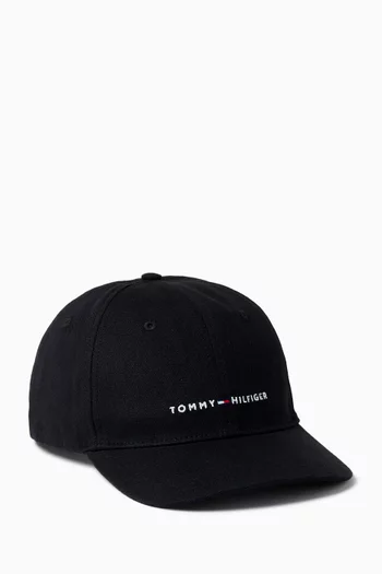 Logo Baseball Cap in Cotton-twill