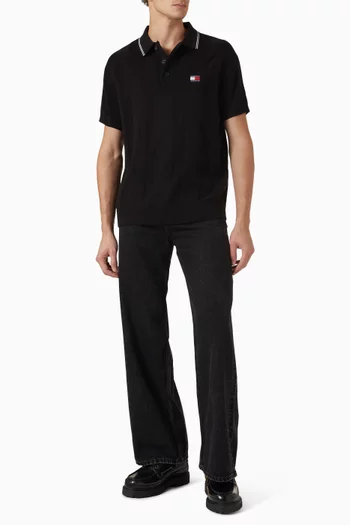 Polo T-shirt in Knit