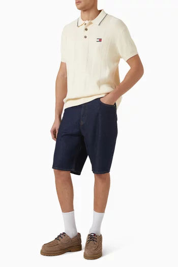 Polo T-shirt in Knit