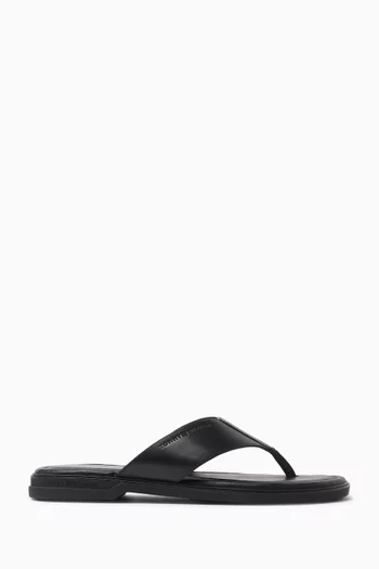 Premium Toe Sandals in Leather