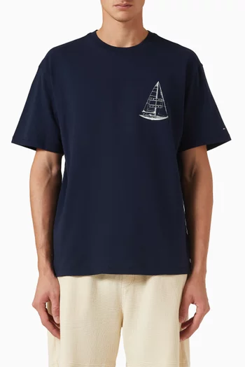Graphic-print T-shirt in Cotton-jersey