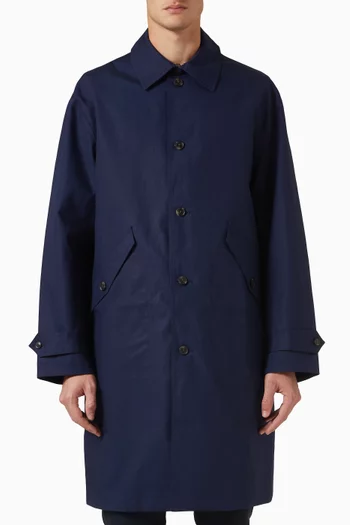 Relaxed-fit Car Coat in Technical-cotton