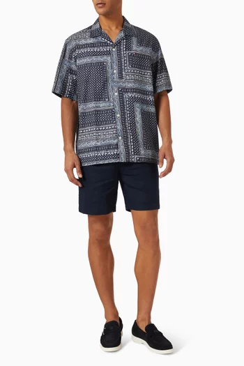 Bandana Print Shirt in Lyocell-blend