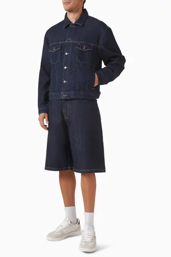 Jaimie Relaxed-fit Trucker Jacket in Denim