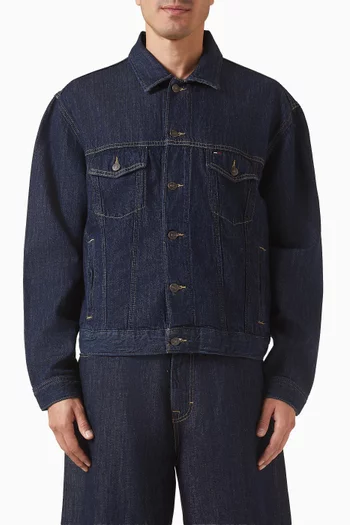 Jaimie Relaxed-fit Trucker Jacket in Denim