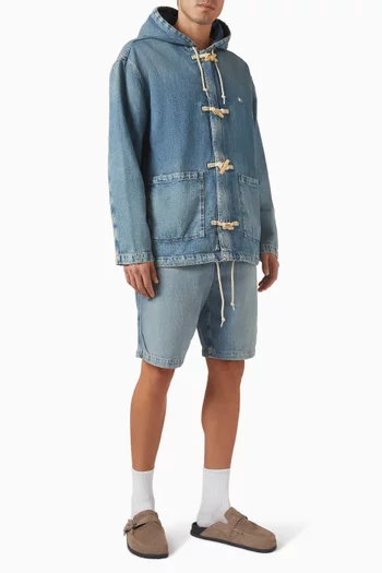 Jaimie Relaxed-fit Shorts in Denim
